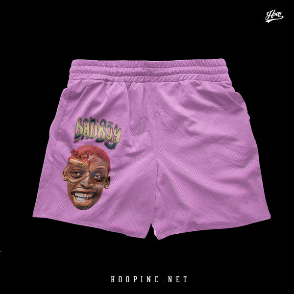 "Crazy Head - Bad Boy Rodman" Basketball Shorts
