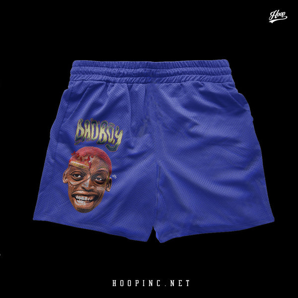 "Crazy Head - Bad Boy Rodman" Basketball Shorts