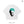 Load image into Gallery viewer, "Demonise Worm Turquoise Blue" Oversize Tee