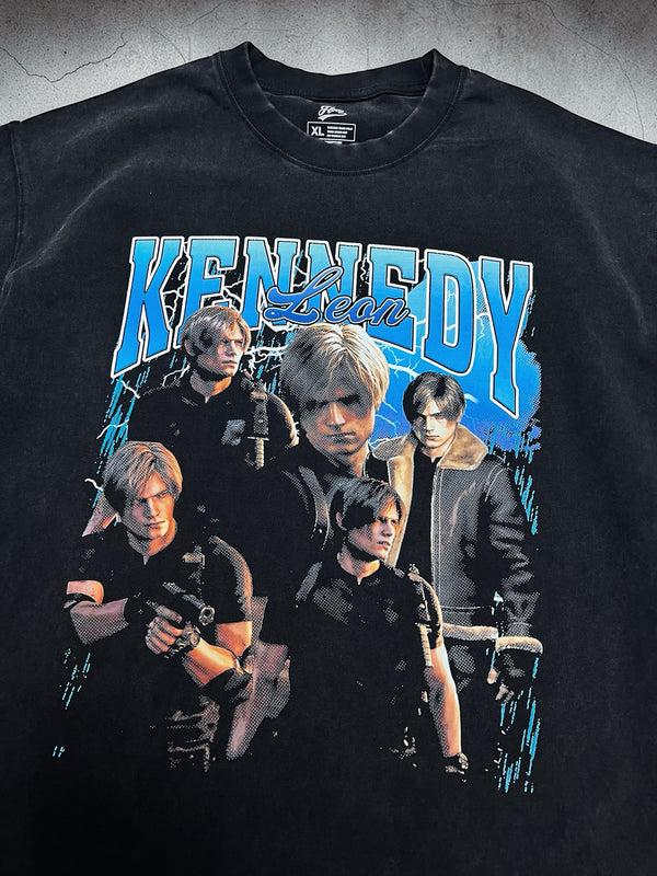 "RE9 - Leon" Washed Tee
