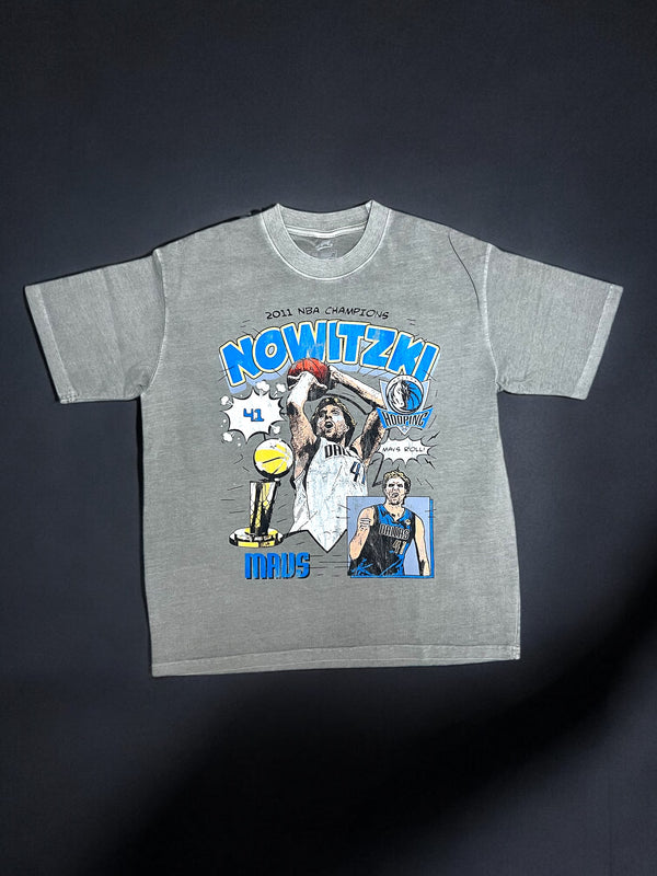"DIRK IS THE CHAMPION IN 2011" Washed Tee