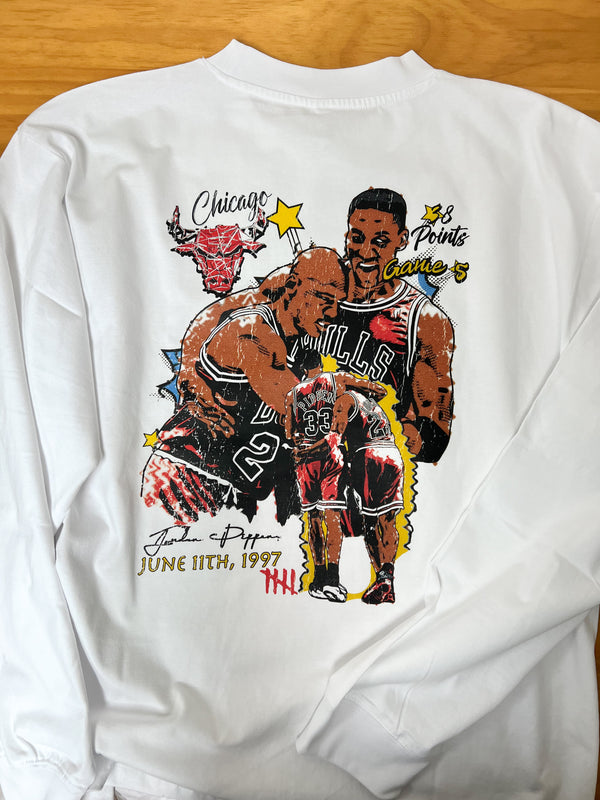 "FLU GAME" Oversize Long sleeve tee