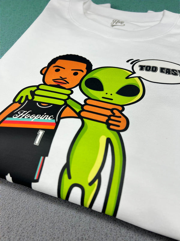 "Wemby Alien 2 Easy" long sleeve heavy weight tee