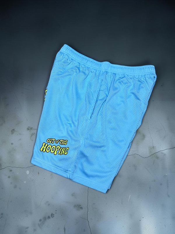 "Wemby Alien Out of This World" basketball shorts