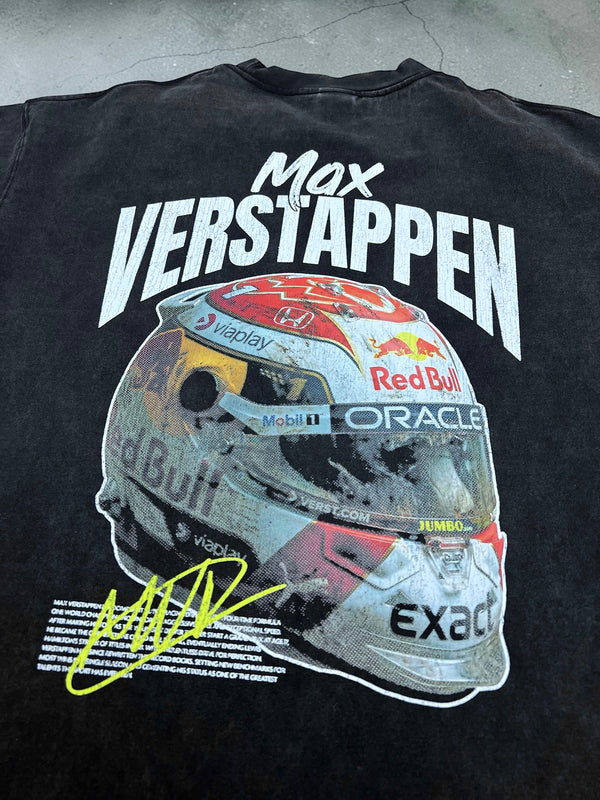 "F1 Racing - Verstappen Helmet" Washed Tee