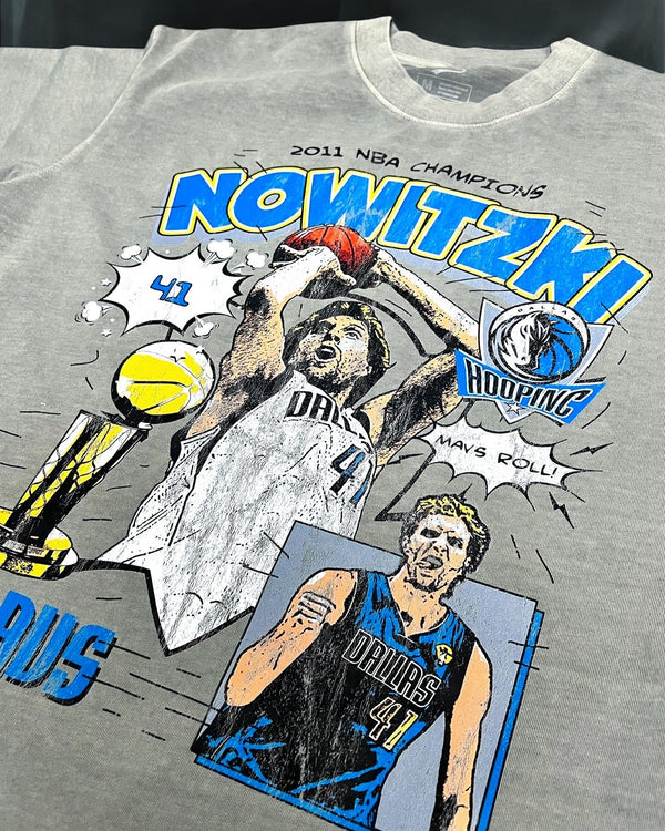 "DIRK IS THE CHAMPION IN 2011" Washed Tee