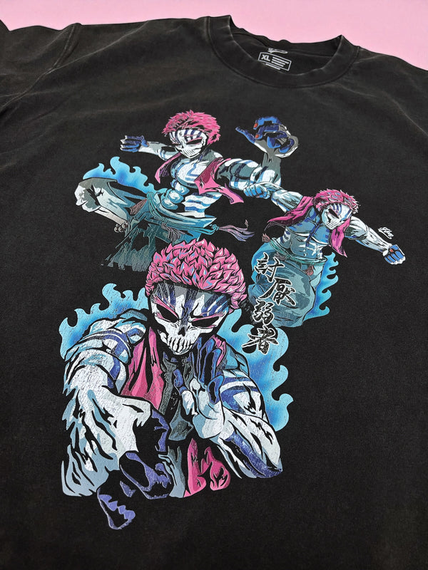 "討厭弱者！Hate the weak! " Washed Tee