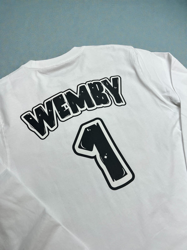 "Wemby Alien 2 Easy" long sleeve heavy weight tee