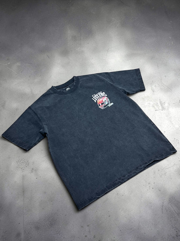 "F1 Racing - Leclerc Helmet" Washed Tee
