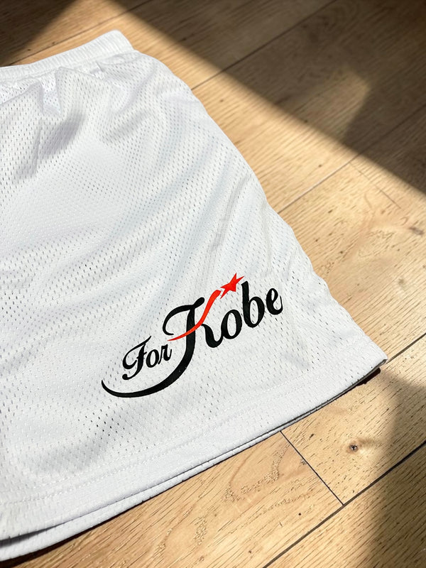 "For Kobe" basketball shorts
