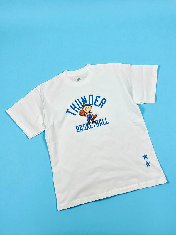 "Thunder Basketball" Heavy Weight Tee