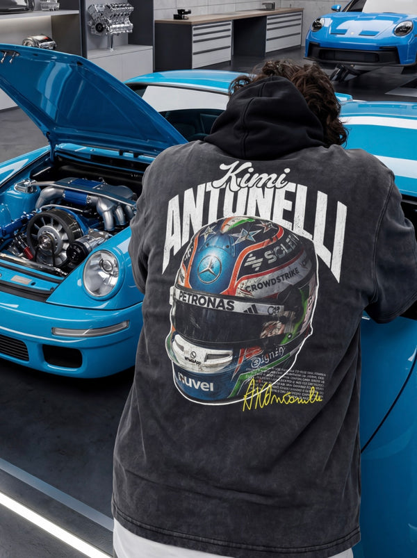 "F1 Racing - Kimi Helmet" Washed Tee