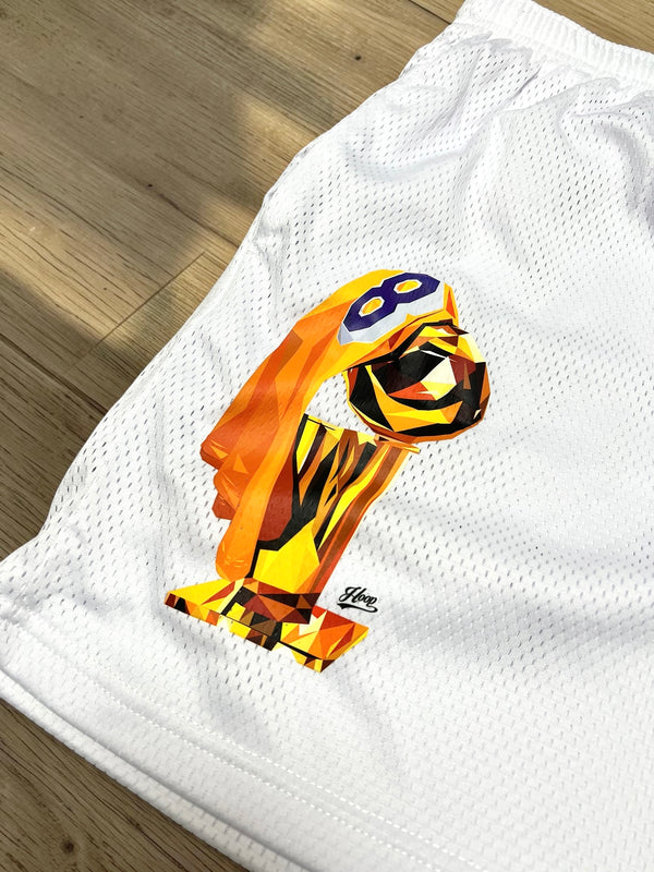 "For Kobe" basketball shorts