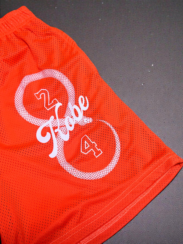 "MAMBA HALO - Total Orange" basketball shorts