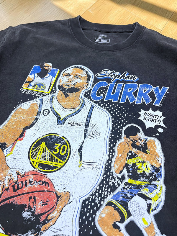 "CURRY COMIC STYLE" Washed Tee