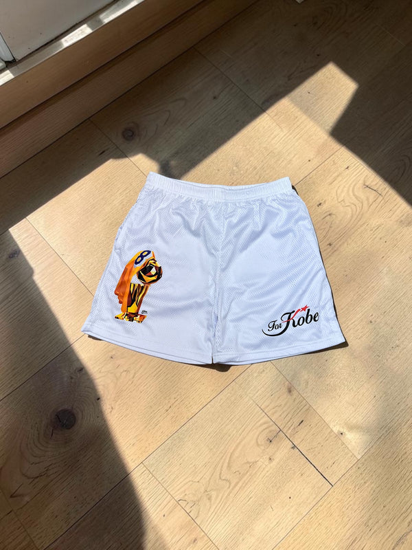 "For Kobe" basketball shorts