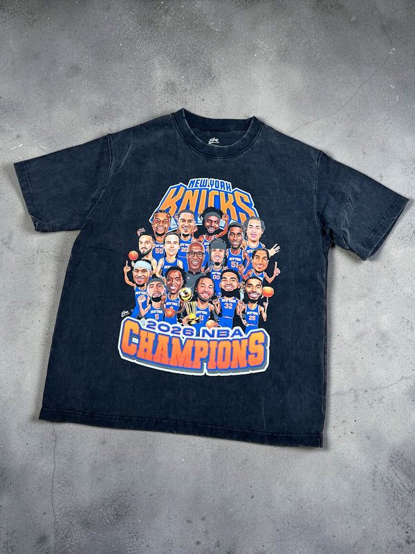 "NEW YORK CHAMPION 2026" Washed Tee
