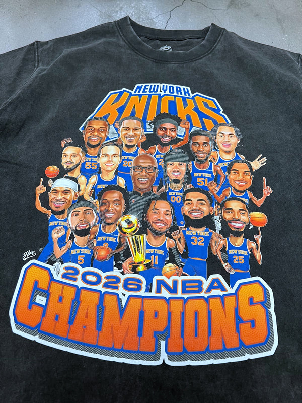 "NEW YORK CHAMPION 2026" Washed Tee