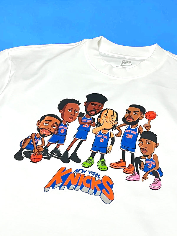 "NEW YORK 2026 CHAMPION CARTOON" Heavy Weight Tee