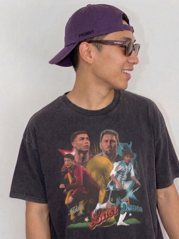 "CR7 Messi 2026 Last Dance" Washed Tee