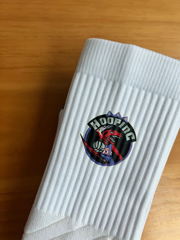 "HOOPINC RAPTORS" socks