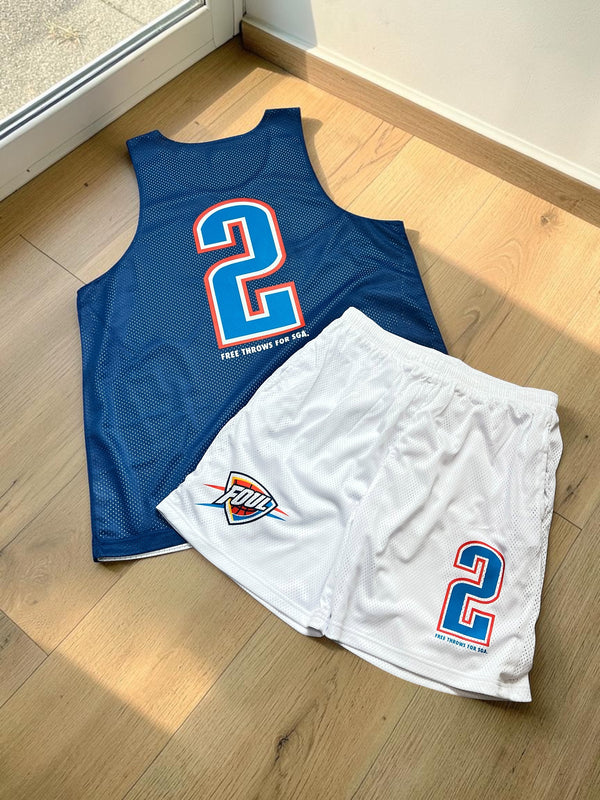 ""2 Free Throws" basketball shorts