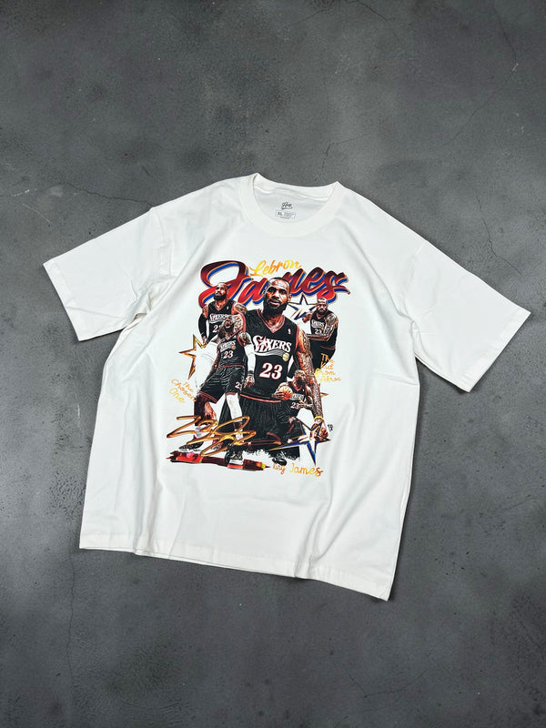 "Sixers Lebron Poster" Washed Tee