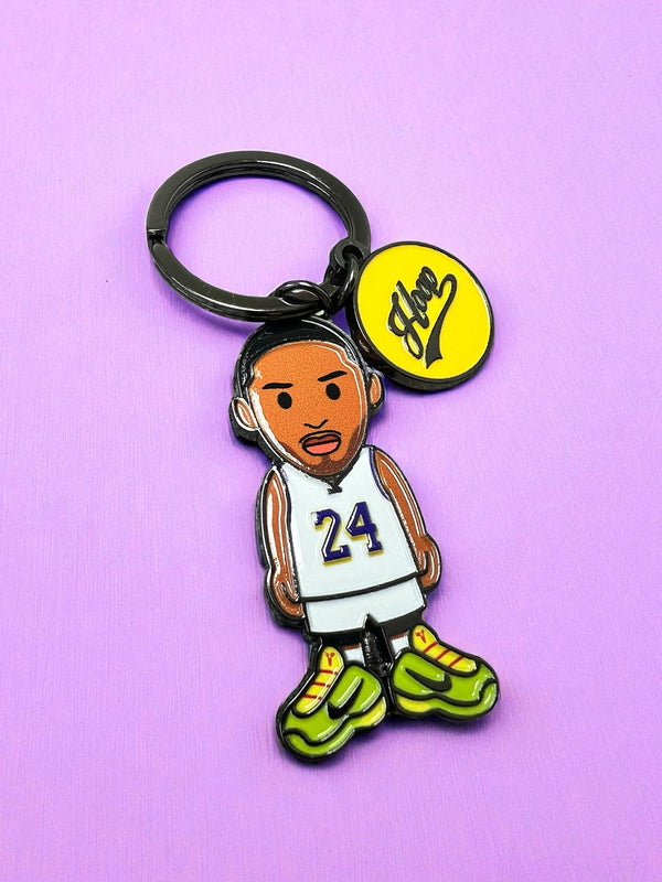 "KB824" Keyrings + Sticker Set