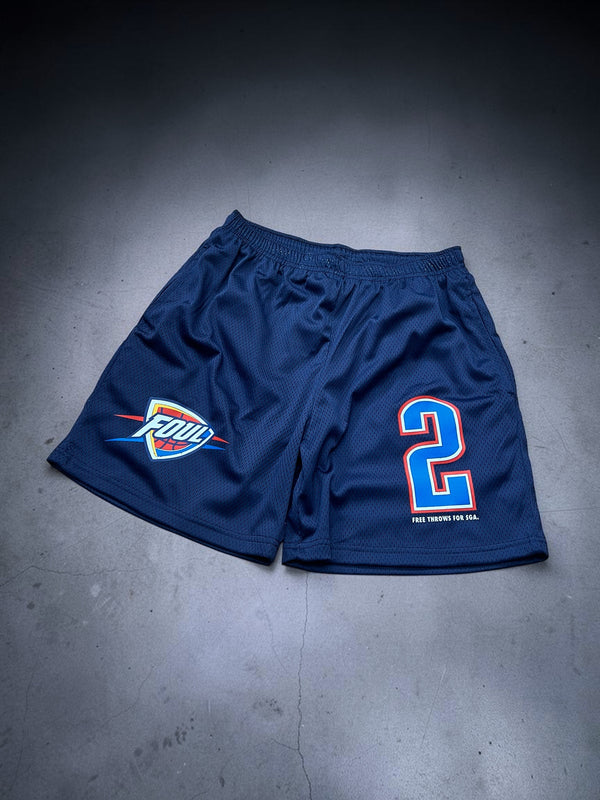 "2 Free Throws" basketball shorts