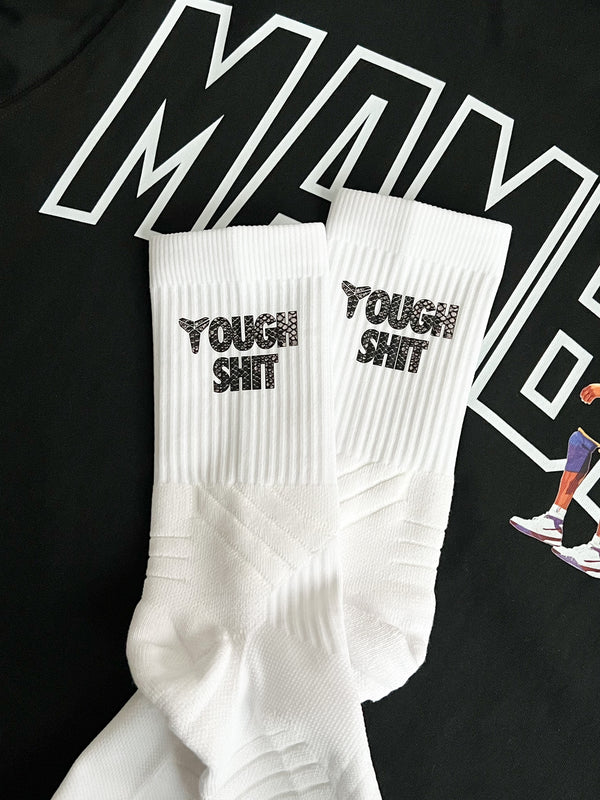 "Tough Shit" socks