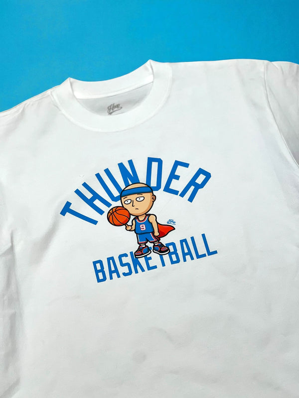 "Thunder Basketball" Heavy Weight Tee