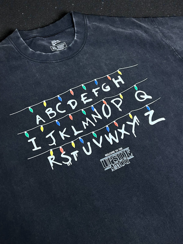 "Upside Down World - Light Bulb" Washed Tee