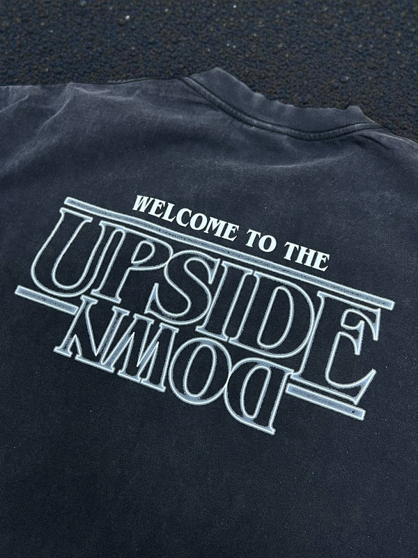 "Upside Down World - Light Bulb" Washed Tee
