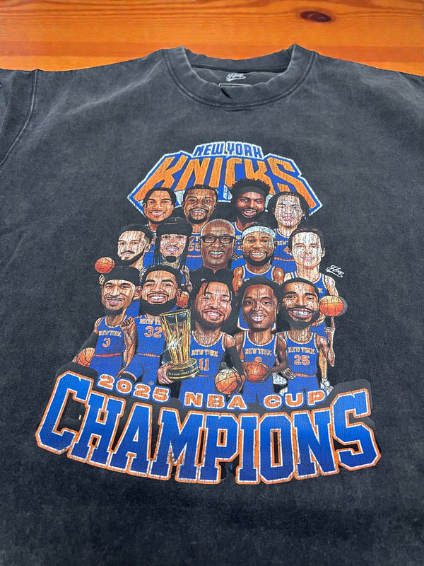 "NEW YORK CUP CHAMPION 2025" Washed Tee
