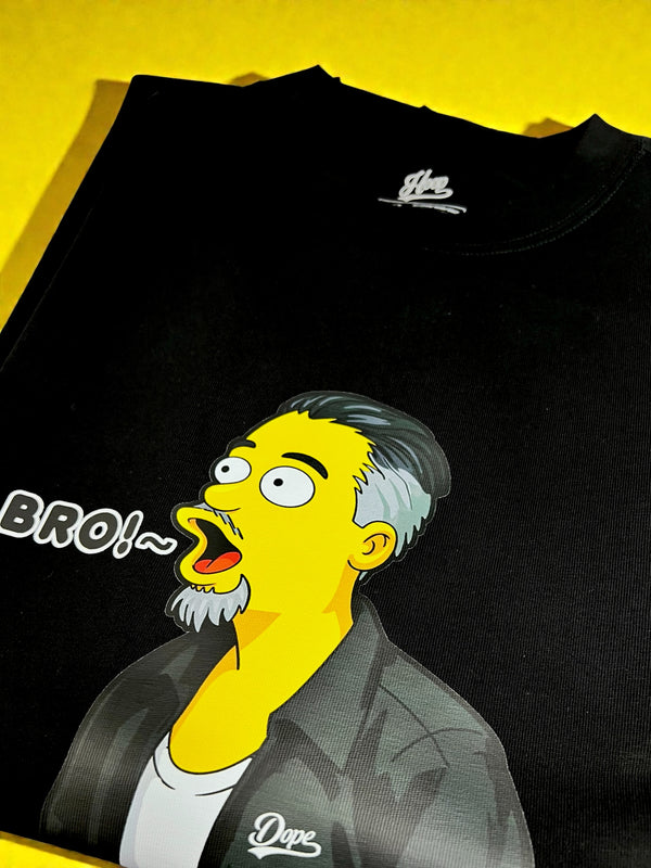 "BRO~" heavy weight tee