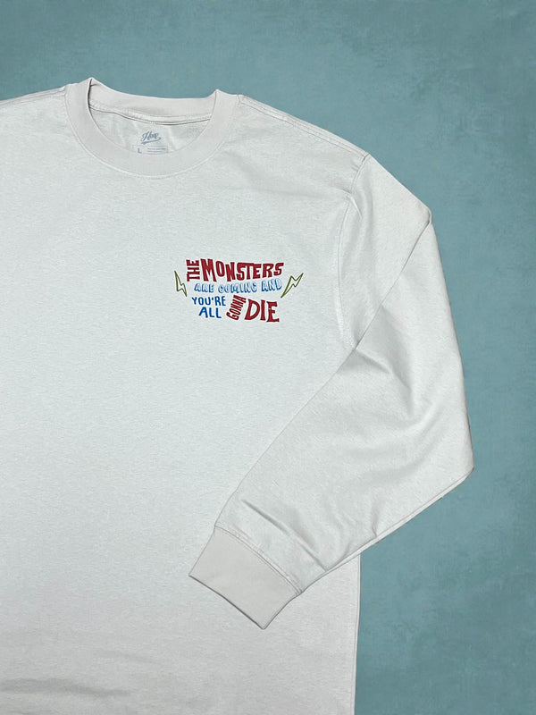 "Delightful Derek" long sleeve heavy weight tee