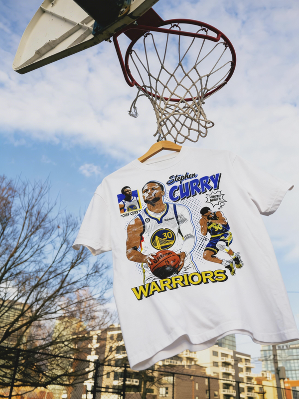 "CURRY COMIC STYLE" Washed Tee