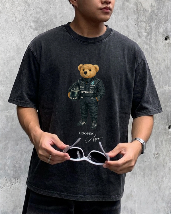 "F1 Bear - Mercedes" Washed Tee