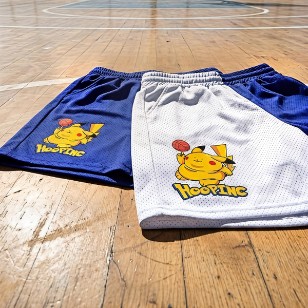 "BIGACHU" basketball shorts