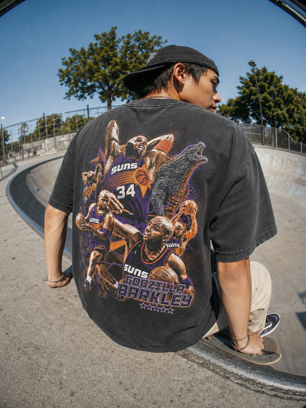 "Barkley vs Godzilla" Washed Tee
