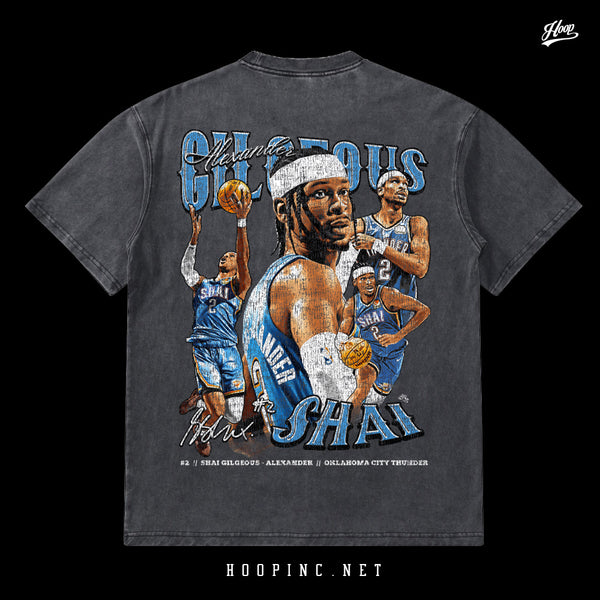 "SGA SHAI" Washed Tee