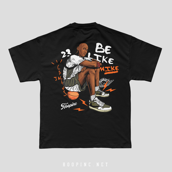 "Be Like Mike Olive" heavy weight tee