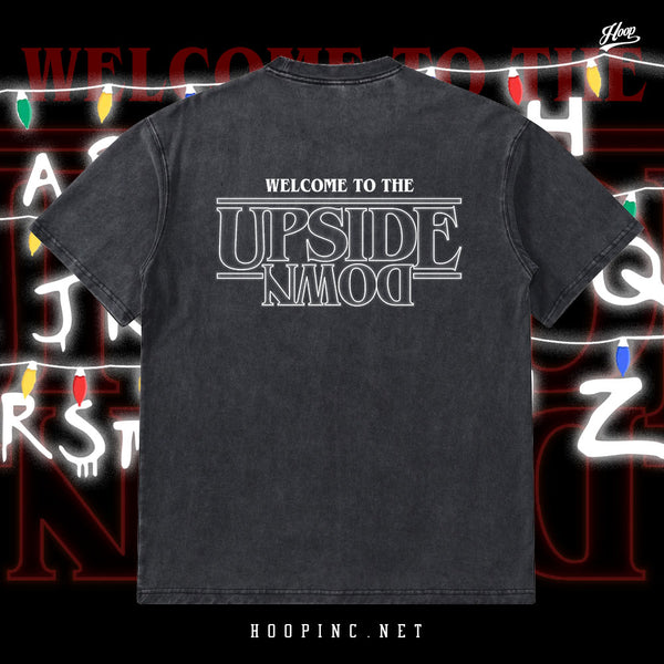 "Upside Down World - Light Bulb" Washed Tee