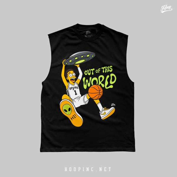 "Wemby Alien Out of This World" Quick Dry Cool Sleeveless Tee