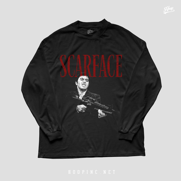 "SCARFACE" long sleeve heavy weight tee
