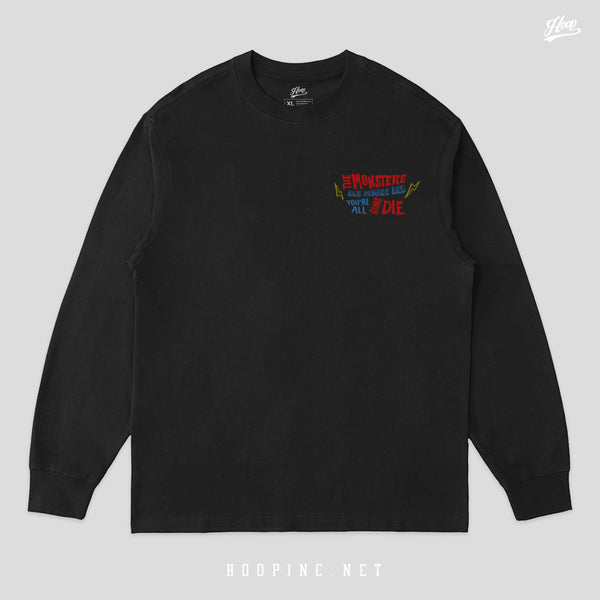 "Delightful Derek" long sleeve heavy weight tee