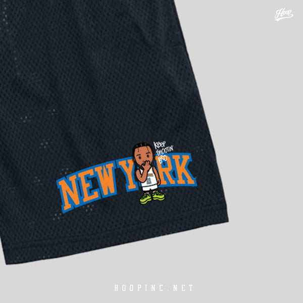 "NEW YORK" basketball shorts
