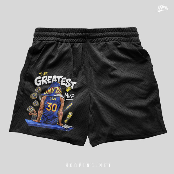 "The Greatest GOAT 30" basketball shorts