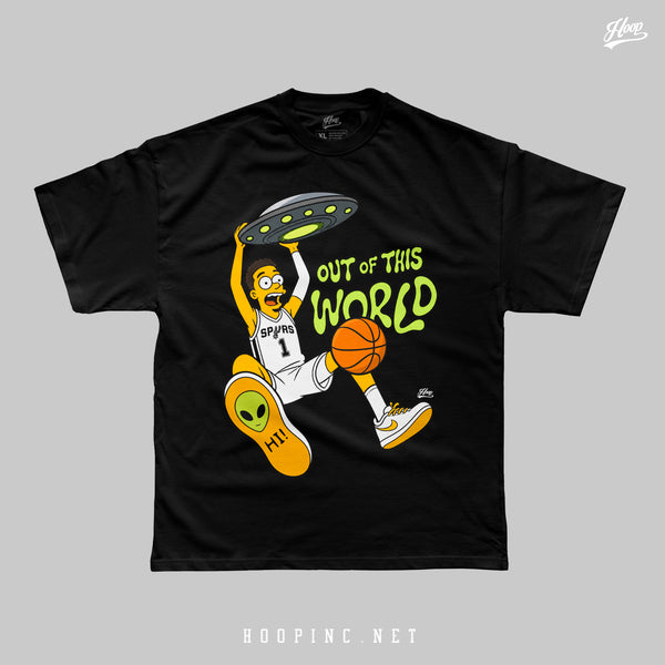 "Wemby Alien Out of This World" tee