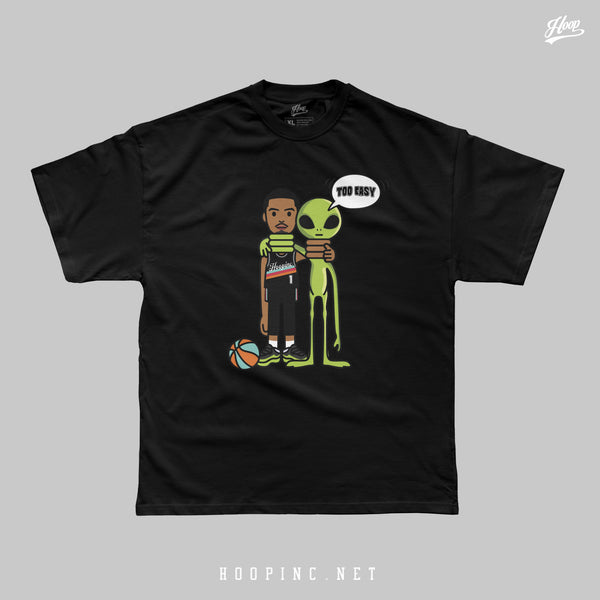 "Wemby Alien 2 Easy" heavy weight tee